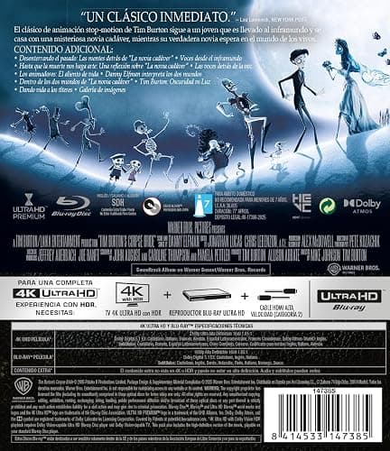La novia cadáver (4K UHD+BD) [Blu-ray] thumbnail 2