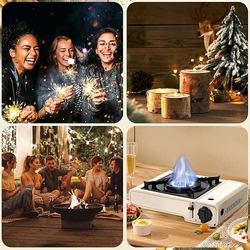 VEHHE Candle Lighter, Windproof Electric Lighter with Lock & LED Display | Black | Extended Handle Design | USB-C Rechargeable Design | Windproof Pulse Electric | Ignition Lighters for Candle Camping thumbnail 8