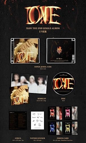 XLOV I ONE Album [I + 1(ONE) 2 Standard ver. Full Album Set]+Pre Order Benefits+BolsVos Exclusive K-POP Inspired Digital Merches thumbnail 4
