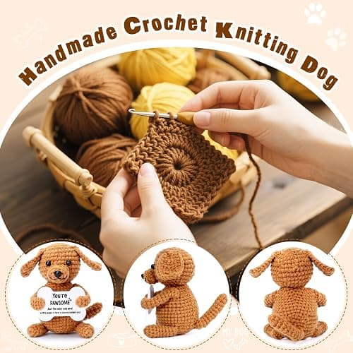 Funny Valentines Day Dog Gifts for Women Men Girls Boys, Valentines Birthday Gifts Ideas Cute Stuff Cool Things, Small Puppy Dog Stuffed Animals Plush, Mini Emotional Positive Desk Decor Accessories thumbnail 4