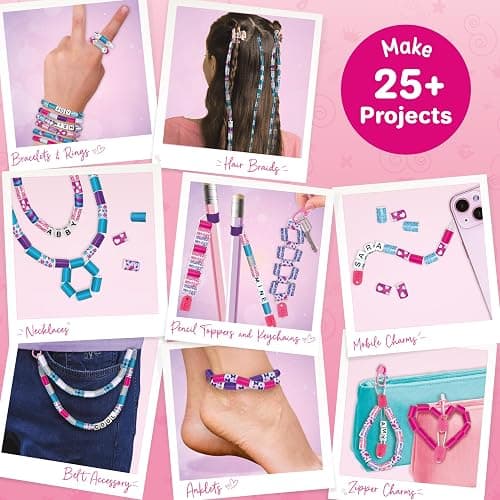 Imagimake Spin n Pop : DIY Bracelets Braids & More | Patented Electric Bracelet Maker|DIY Craft Kits for Girls Ages 8-13| Create 25+ Accessories for Girls 10-12| Early Christmas Presents for Ages 8-12 thumbnail 6