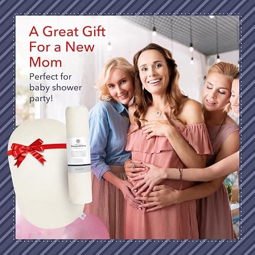 Montessori Topponcino Baby Stützkissen (Natürliche Farbe) | Luxuriöses Babynest aus 100% natürlicher Baumwolle für den Komfort Ihres Neugeborenen | Authentische Montessori Babyausstattung thumbnail 8