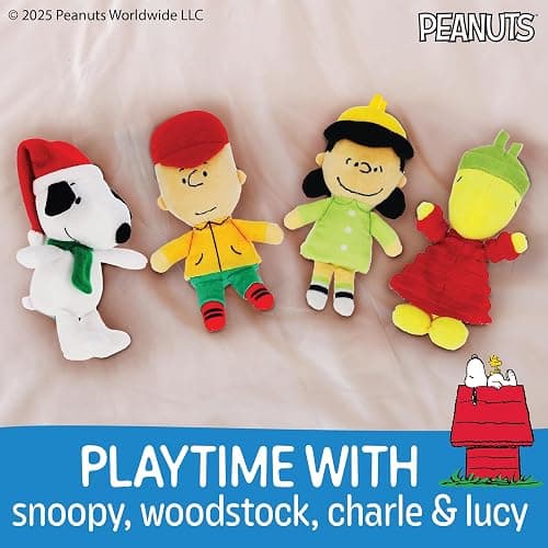 Kids Preferred Peanuts 4 Piece Plush Set - Charlie Brown, Snoopy, Woodstock, and Lucy - Soft Stuffed Animal Toys for Baby and Toddler Boys & Girls thumbnail 6
