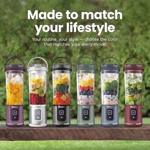 Ninja BC151BK Blast Portable Blender, Cordless, 18oz. Vessel, Personal Blender-for Shakes & Smoothies, BPA Free, Leakproof-Lid & Sip Spout, USB-C Rechargeable, Dishwasher Safe Parts, Black thumbnail 12