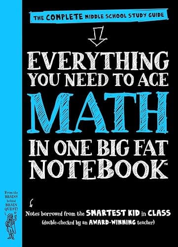 Everything You Need to Ace Math in One Big Fat Notebook: The Complete Middle School Study Guide - Image 1