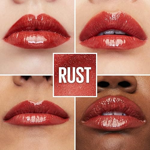 Maybelline Lifter Gloss, Hydrating Lip Gloss with Hyaluronic Acid, High Shine for Plumper Looking Lips, Rust, Warm Neutral, 0.18 Ounce thumbnail 5