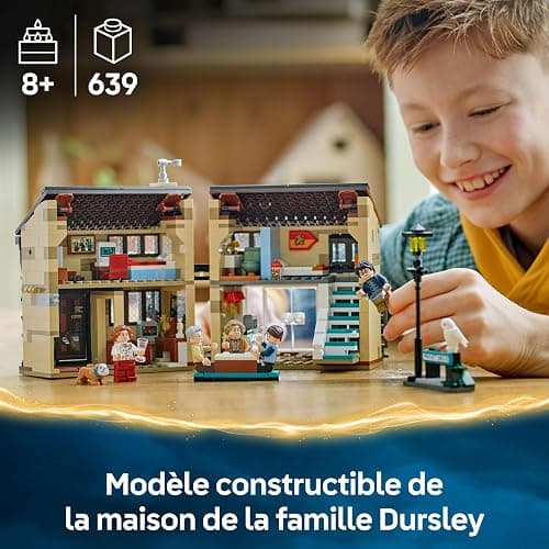 LEGO Harry Potter Privet Drive : La Visite De Tante Marge - Jouet Maison avec Intérieur Détaillé - 5 Minifigurines & Figurine de la Tante Gonflée - Cadeau Prisonnier d'Azkaban Garçon Dès 8 Ans 76451 thumbnail 4