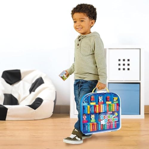 Little Tikes Story Dream Machine Show & Go Storage Case, Storytime, Books, Audio Play, Character, Carry Case, Gift and Toy for Toddlers and Kids Girls Boys Ages 3+ thumbnail 6