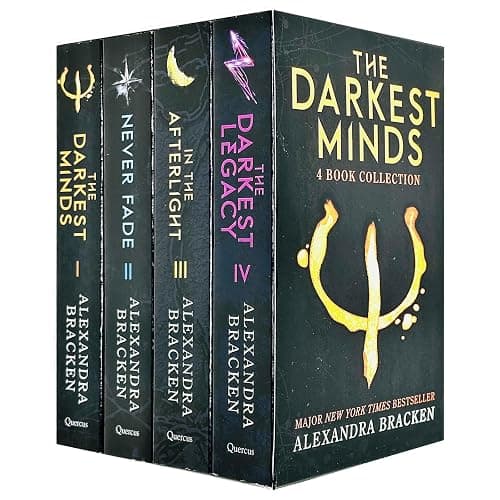 The Darkest Minds Series by Alexandra Bracken 4 Books Collection Set Exclusive Slipcase Edition (The Darkest Minds, Never Fade, In The Afterlight & The Darkest Legacy) - Image 1