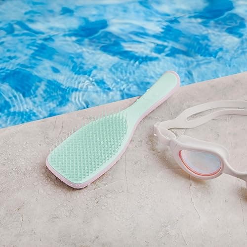 Tangle Teezer Ultimate Detangler Brush for Wet & Dry Hair, Eliminates Knots & Reduces Breakage for All Hair Types, Baby Pink & Mint thumbnail 5