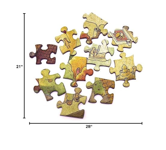The Sunny City • 1000-Piece Jigsaw Puzzle from The Magic Puzzle Company • Series One thumbnail 2