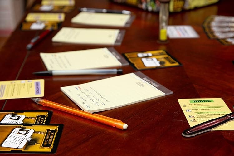 Rough Draft Games All Rise Board Game - The Ridiculous Storytelling and Debate Game in the Courtroom for 6 Players, Ages 8+ thumbnail 7