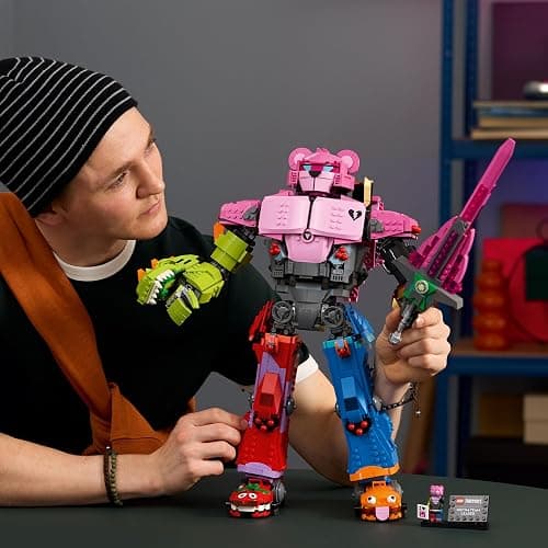 LEGO Fortnite Mecha Team Leader - Collectible Building Set for Adults - Gaming Room Décor - DIY Kit for Fortnite Fans - Includes Mecha Team Leader Minifigure - Great Video Game Gift - 77078 thumbnail 3