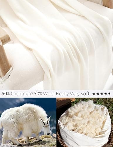 RYYOYY Soft Cashmere Blend Wrap Chic Scarf Stole for Women Wayfarer Travel Extra Large 87"x28" thumbnail 3