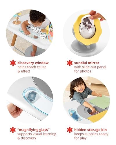 Skip Hop Discoverosity Montessori-Inspired 3-Stage Activity Center & Play Table for Baby Ages 4m+ thumbnail 5