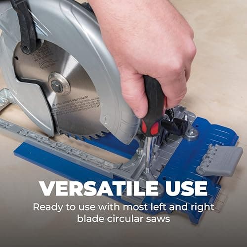 Kreg KMA2685 Rip-Cut Circular Saw Guide - Cutting Tool - Guide is Best for Regular (Side-Blade) Circular Saw - Ensure Compatibility Before Use - Woodworking Tools for Home Improvement thumbnail 9
