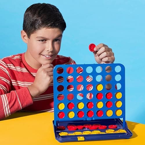 Official Hasbro Games Connect 4 Game (2025 Edition) | All-in-1 Storage, Carrying Case, Score Tracker | Ages 6+ | 2 Players | Family Games for Kids thumbnail 11