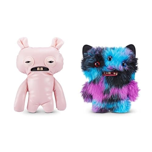 Fuggler Butt Ugly Pets 9-inch Series 1 by ZURU, Funny Ugly Monster Plush Toy (Uncladimir Tootin Cat, Reek-o Cat) - Image 1