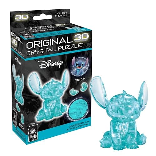 BePuzzled, Disney Stitch Original 3D Crystal Puzzle, Perfect for Puzzlers Ages 12 and Up, Challenging to Complete and Beautiful to Display, Collect Them All - Image 1