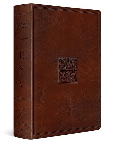 ESV Study Bible (TruTone, Walnut, Celtic Imprint Design) - Image 1