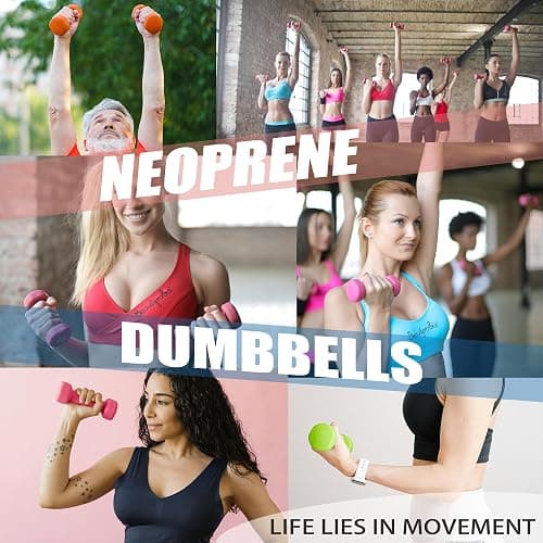Balelinko Home Gym Equipment Workouts Strength Training Weight Loss Pilates Weights Yoga Sets Weights for Women, Men, Seniors and Youth thumbnail 7