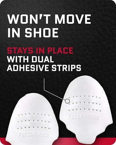 FORCEFIELD Shoe Crease Preventer - Foam Crease Protector for Shoes & Boots - Fits Inside Toe Box, Prevents Creasing - Adhesive Strips for Secure Fit - Fits Kids Size 4-7, Women’s 5-12, Men’s 8+ thumbnail 6