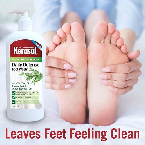 Kerasal Daily Defense Foot Wash Daily Cleanser for Feet, 12 Ounce (Packaging May Vary) thumbnail 3