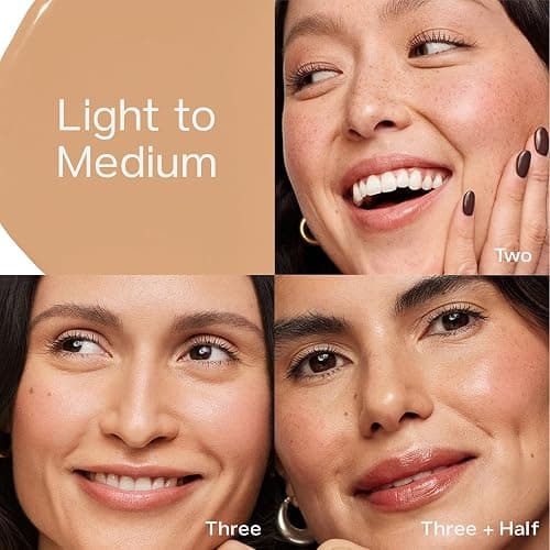 Saie Hydrabeam Under Eye Brightener - Sheer + Hydrating Eye Brightener with Cucumber Extract - Instantly Illuminates Skin for a Radiant Finish - Shade 3.5 (0.2 oz) thumbnail 3