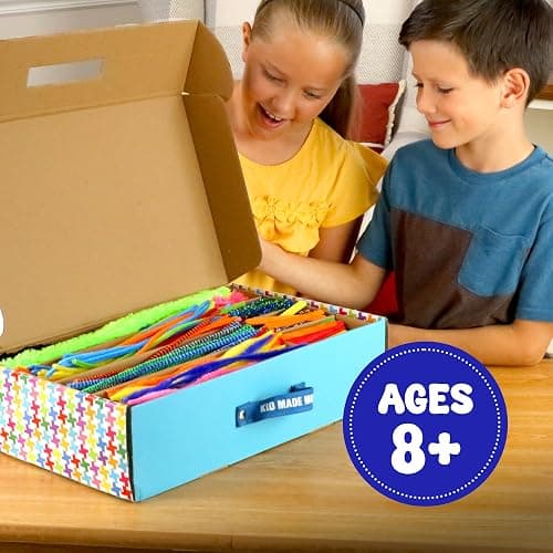 Kid Made Modern Arts and Craft Kit – A DIY 3.8 Pounds of Hobby Craft Supplies & Materials Box for Creative Art Projects for Kids Age 4 5 6 7 8 9 10 11 & 12 Year Old Girls & Boys thumbnail 7