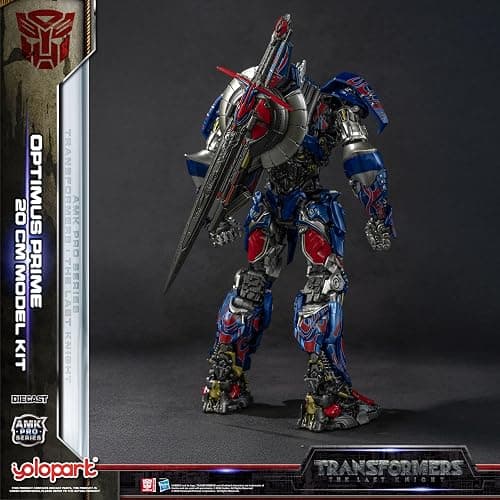 YOLOPARK Transformers: The Last Knight Optimus Prime with Upgraded Weaponry,Highly Articulated 7.87 Inch Transformers Action Figure for Ages 15 and Up,No Converting thumbnail 6