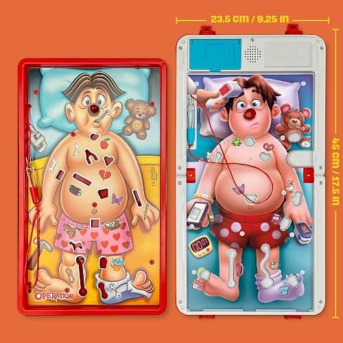 Operation Electronic Board Game with All-in-One Carrying Case | 2 Ways to Play | Ages 6+ | 1+ Players | 10 Mins. | Fun Kids Games thumbnail 3