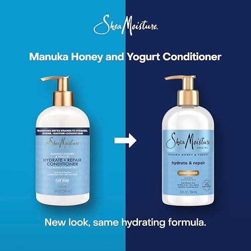 SheaMoisture Hydrate & Repair Condtioner Manuka Honey and Yogurt Conditioner for Damaged Hair Shea Butter Conditioner 13 oz thumbnail 3