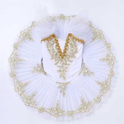 Girls Camisole Skirted Leotard Swan Lake Ballet Dance Outfit Tutu Princess Dress Ballerina Costume for Performance thumbnail 3