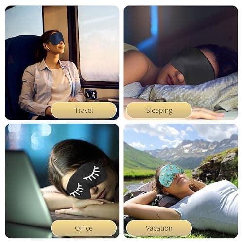 ZIMASILK Adjustable 100% Mulberry Silk Sleep Mask | Super-Smooth Soft Natural Silk Eye Mask for Sleep, Travel, Multiple Color Options ( Navy Blue ) thumbnail 5