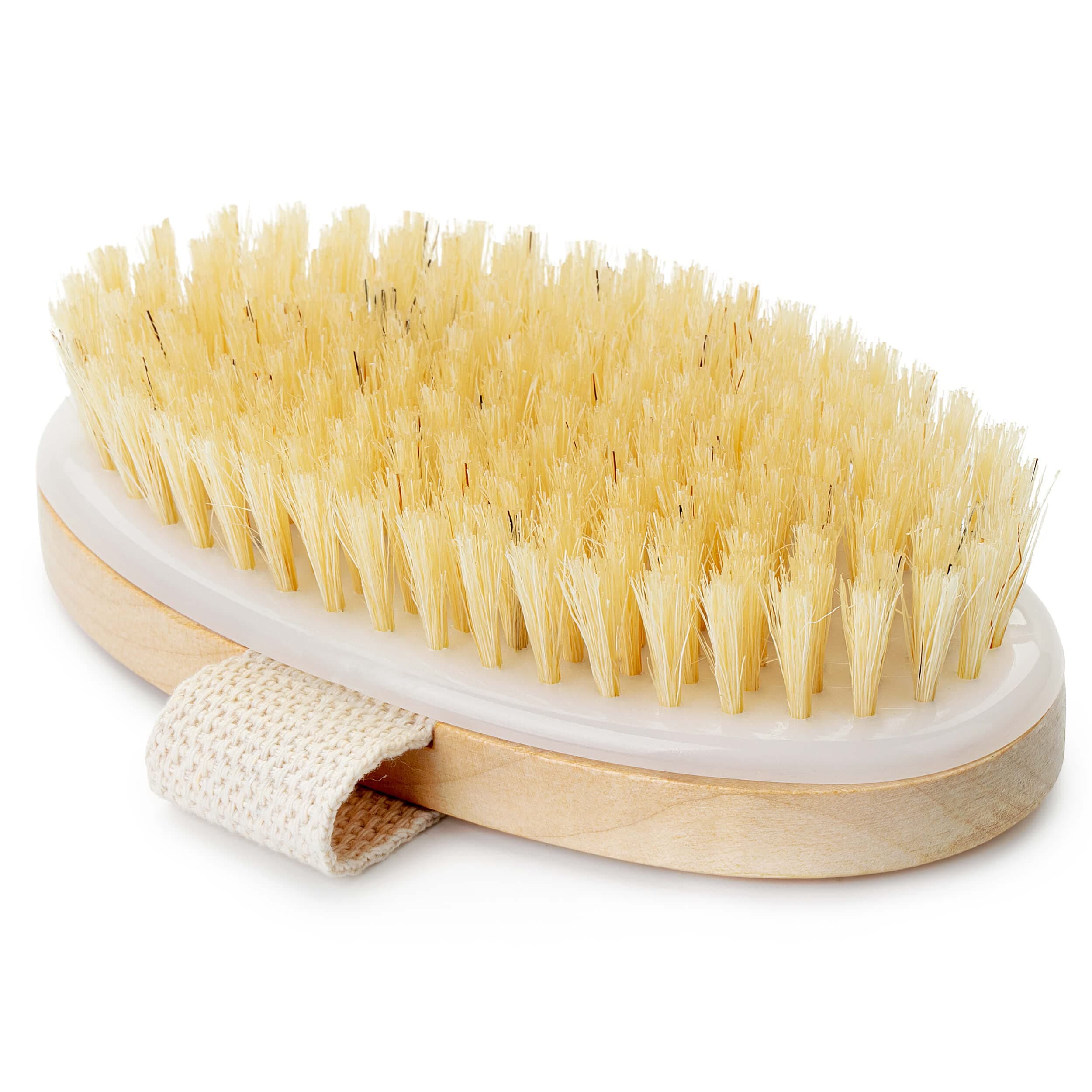 Dry Brushing Body Brush - Best for Exfoliating Dry Skin, Lymphatic Drainage and Cellulite Treatment - Organic Spa Exfoliator and Massage Scrub Brush with Natural Boar Bristles (Oval) thumbnail 8