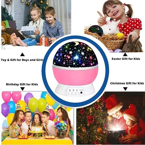 Toys for 1-10 Year Old Girls,Star Projector for Kids 2-9 Year Old Girl Gift Toy for 3-8 Year Old Girls Christmas Gift for 4-7 Year Old Boys Birthday Gift Stocking Stuffers for Kids thumbnail 4