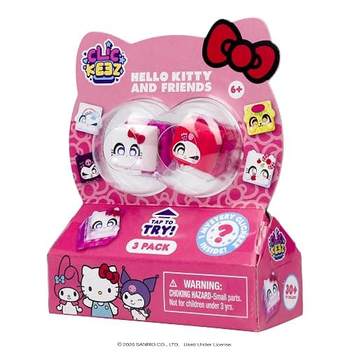 Clickeez Series 1 Hello Kitty & Friends 3-Pack | 3 Collectible Character Keyboard Keys Click and Clack | Create Your Own Keychain | Ages 6+ thumbnail 9