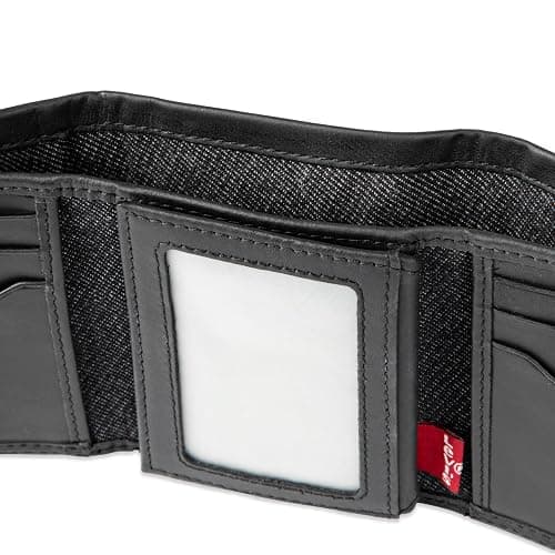 Levi's Men's Trifold Wallet-Sleek and Slim Includes Id Window and Credit Card Holder thumbnail 5