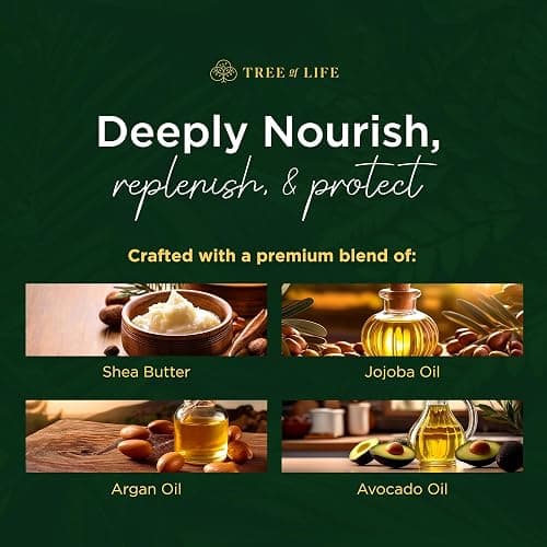Tree of Life Vanilla Body Wash Gel - Moisturizing Shower Gel with Jojoba Oil and Shea Butter Hydrating Body Wash for Sensitive Skin and All Skin Types, 16.9 fl oz thumbnail 4