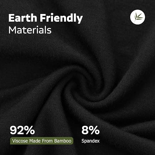 BAMBOO COOL Men's Ultra Breathable Underwear,No Riding Up Boxer Briefs with ComfortFlexible Waistband,Multipack thumbnail 3