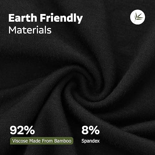 BAMBOO COOL Men's Ultra Breathable Underwear,No Riding Up Boxer Briefs with ComfortFlexible Waistband,Multipack - 02-black (4 Pack） - Medium thumbnail 4