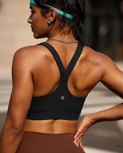 RUNNING GIRL Sports Bras for Women, Molded Cup High Impact Sports Bra Workout Bras for Women High Support Racerback thumbnail 4