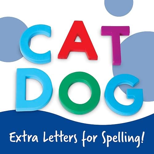 Learning Resources Jumbo Magnetic Uppercase Letters - Magnetic ABC, Alphabet Recognition for Preschoolers, Phonics and Spelling, Classroom, Teach Toddler Reading, Educational Toy, Gifts for Kids thumbnail 3