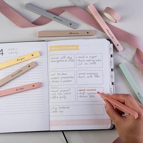 DIVERSEBEE Bible Highlighters with Soft Chisel Tip, 8 Pack Assorted Colors Pens No Bleed, Quick Dry Set, Cute Aesthetic Markers, Bible Study Journaling Supplies and Accessories (Earthy) thumbnail 5