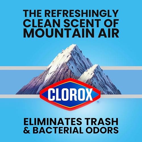 Glad ForceFlex Heavy Duty Trash Bags With Clorox, Mountain Air, 30 Gal, 50 Ct (Package May Vary) thumbnail 4