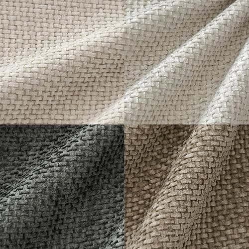 MIULEE Pack of 4 Couch Throw Pillow Covers 18x18 Inch Neutral Soft Decorative Chenille Pillow Covers Farmhouse Boho Cushion Covers for Mid Century Modern Spring Home Decor Sofa Bedroom Living Room thumbnail 3