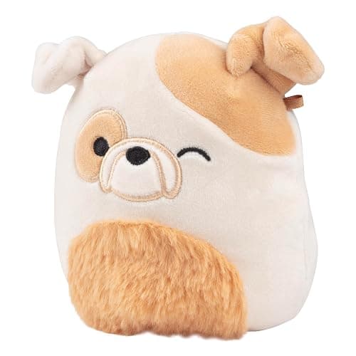 Squishmallows Original 5-Inch Brock The Bulldog - Official Jazwares Stocking Stuffer Plush - Collectible Little Soft & Squishy Mini Stuffed Animal Toy - Add to Your Squad - Gift for Kids,Girls & Boys thumbnail 4