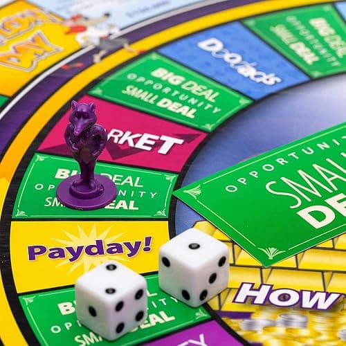 Rich Dad CASHFLOW Board Game, Educational Business & Finance Literacy Game, Ages 14 & Up - Financial Learning Games for Kids, Teens, Adults and Family thumbnail 9