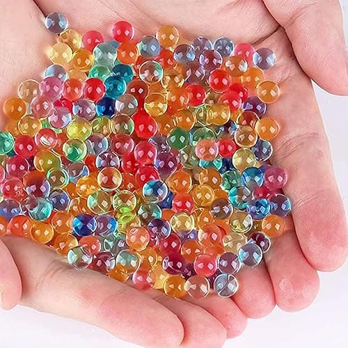 20000 Pièces Water Beads Colorful,Biodegradable Balls,Gel Soil Mud Bead,Vase Filler,Decorative Water Balls,Filled Decoration Home Accessories,and Craft for Stress Relief,Decoration (100g Pack) - Colourful thumbnail 5