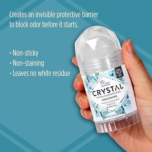 Кристаллический дезодорант-стик без запаха (Crystal Body Deodorant Stick – Unscented) (Crystal Body Deodorant Stick – Unscented, Crystal Body) thumbnail 3